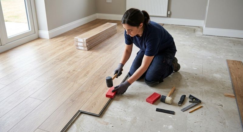 Vinyl Plank Floor Installation