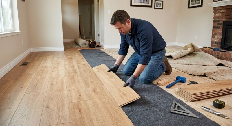 Laminate Floor Remodeling in Zimmerman, MN
