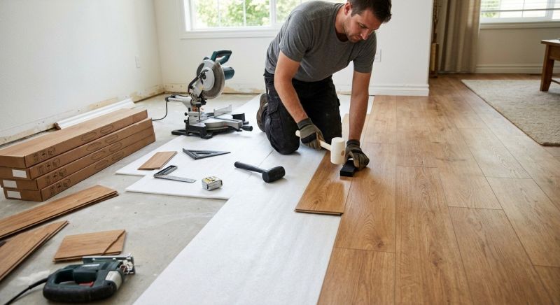 Laminate Floor Replacement in Maple Lake, MN