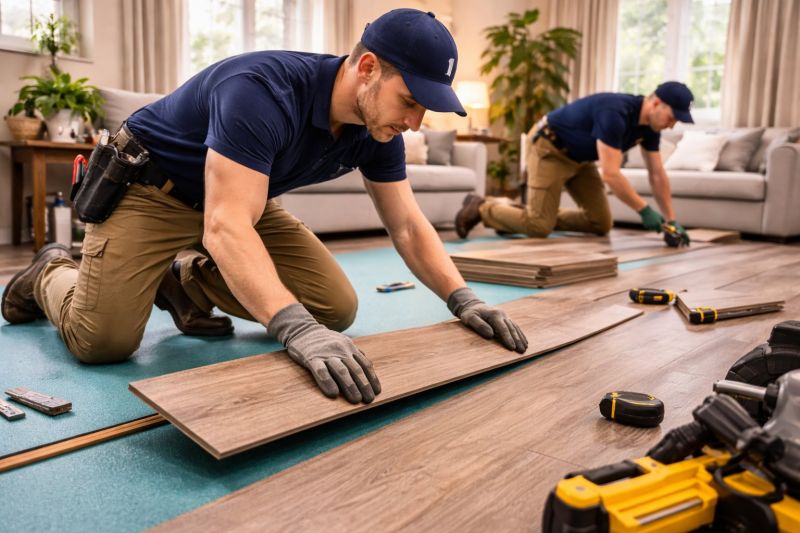 Laminate Flooring Replacement in Zimmerman, MN