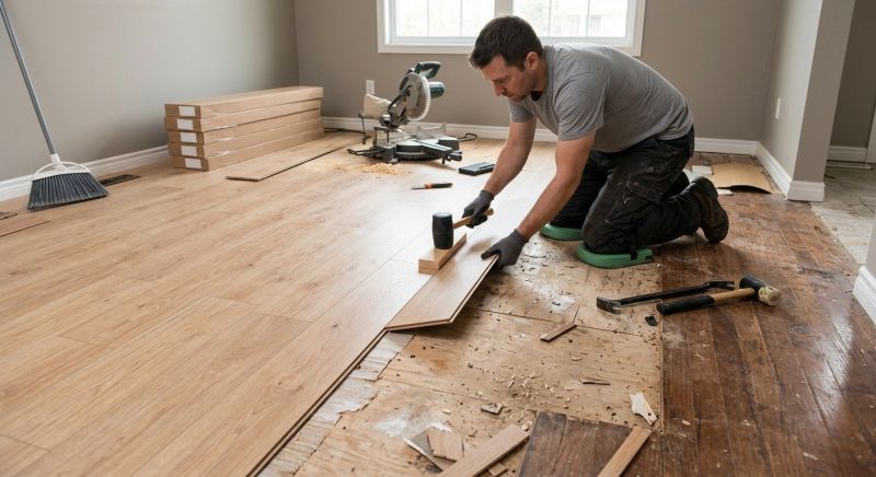 Laminate Wood Installation in Zimmerman, MN