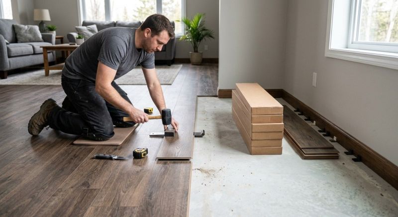 Luxury Vinyl Tile Installation in Anoka County, MN