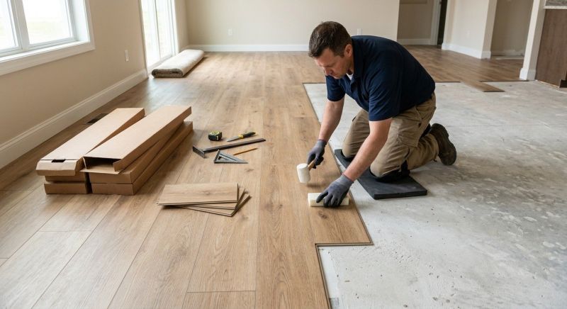 Luxury Vinyl Tile Installation in Champlin, MN