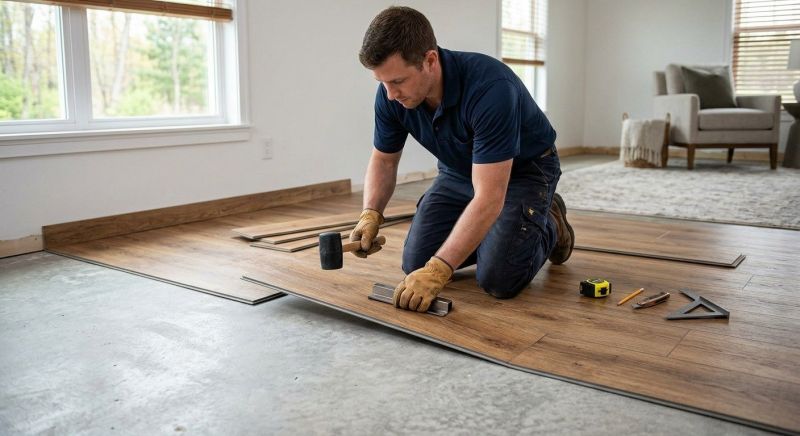 Luxury Vinyl Tile Installation in Isanti, MN