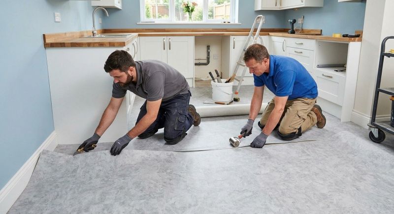 Sheet Linoleum Installation in Zimmerman, MN