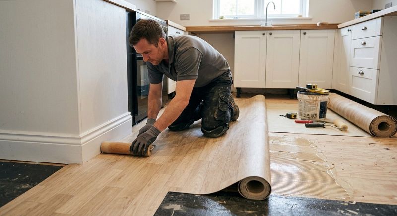 Sheet Linoleum Installation in Wright County, MN
