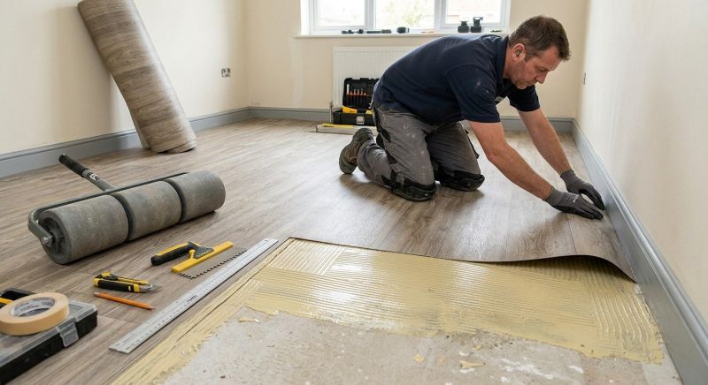 Sheet Vinyl Installation in Anoka County, MN