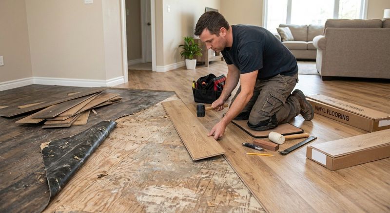 Vinyl Flooring Installation in Rogers, MN