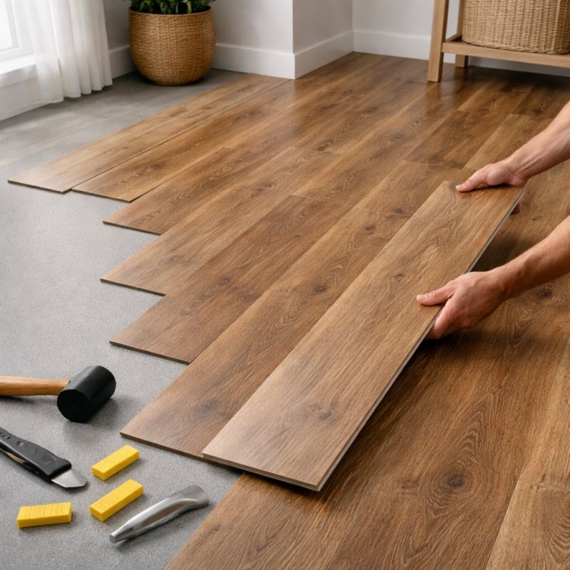 Vinyl Plank Floor Installation in Zimmerman, MN