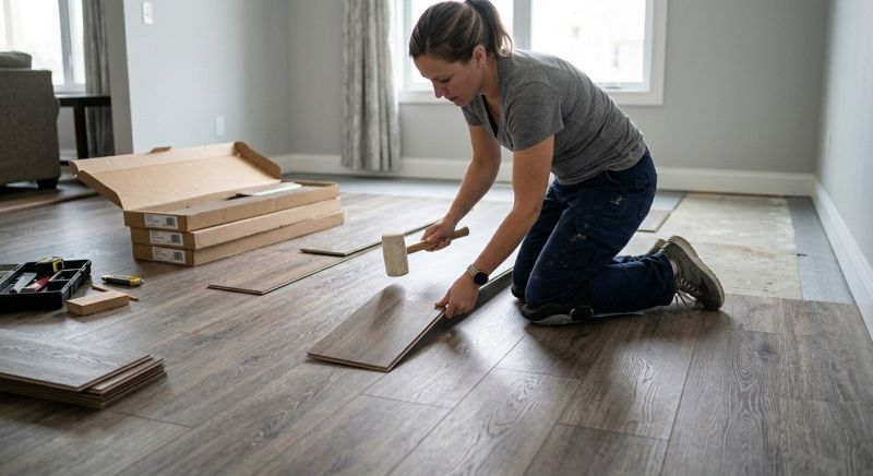 Vinyl Plank Floor Installation in Zimmerman, MN