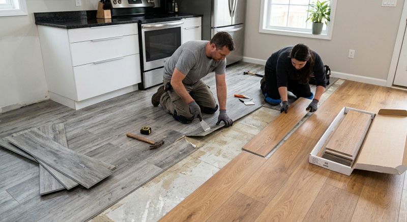 Vinyl Tile Replacement in Zimmerman, MN